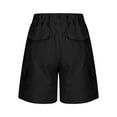 thumbnail image 5 of hotojiny Womens Cargo Shorts Casual Wide Leg Outdoor Hiking Shorts Lounge Baggy Lightweight Shorts with Pockets, 5 of 6