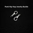 thumbnail image 3 of Advancent Joyería hebilla de acero inoxidable Hip Hop collar brazalete gancho hecho en casa hogar DIY encontrar accesorios de repuesto Artesanía Color Acero L, 3 of 6