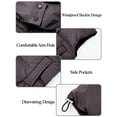 thumbnail image 2 of FEOYA Boys Vest Girls Winter Puffer Vest Zip Up Sleeveless Down Jacket Toddler Warm Outerwear Solid Color Spring Waistcoat 6-7 Years Dark Brown, 2 of 6