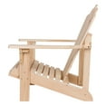 thumbnail image 4 of Shine Company Westport Cedarwood Indoor Outdoor Adirondack Chair, Natural, 4 of 9