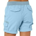 thumbnail image 3 of Pants for Women Dressy Casual Cargo Shorts Summer Loose Hiking Shorts With Pockets Trousers, 3 of 5