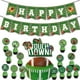 thumbnail image 3 of Decoración de fiesta de cumpleaños con temática de rugby, globo de inserción de tarjeta de pastel con bandera de fútbol americano, fiesta para niños, 3 of 4