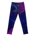 thumbnail image 5 of LRen Girls Leggings Size 7-8 High Waisted Galaxy Sky Print Casual Yoga Pants Tights Trousers for Kids Dance Comfortable Workout Running Yoga Pants, 5 of 5