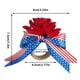 thumbnail image 3 of Cuatro de julio Servilleteros patrióticos con flores artificiales, juego de 1 accesorio de mesa decorativo, Soportes de tela del Día de la Independencia para cenas festivas, Decoración de fiesta de, 3 of 6