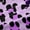 Purple, variant on Castle Fairy Leopard Print Black Out Curtains,Cheetah Curtains Pack of 2 (42x63 Each)