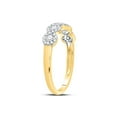thumbnail image 3 of 14kt Yellow Gold Womens Round Diamond 5-stone Ring 1/2 Cttw, 3 of 4