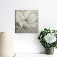 thumbnail image 3 of ONETECH Floral Wall Art Gold Grey Flower Canvas Pictures with Foil Embellishment Painting Print Framed Artwork for Bedroom Bathroom Living Room Office Wall Decor, 3 of 4