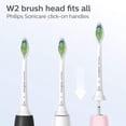 thumbnail image 5 of Philips Sonicare W2 DiamondClean Replacement Toothbrush Heads, HX6064, White 4-pack, 5 of 5