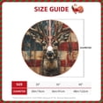 thumbnail image 2 of Sikiie American Flag Deer Art Christmas Tree Skirt, Christmas Tree Decorations, Christmas Decor, Tree Mat Decoration(30-48IN)-30", 2 of 6