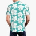 thumbnail image 5 of Rocae Vintage Floral for Men's Short Sleeve Polo Shirt, Quick Drying Performance Moisture Wicking Sports Men's Golf Shirt Small, 5 of 9