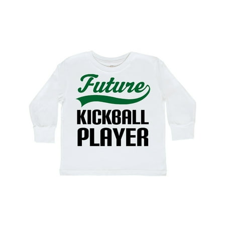 

Inktastic Future Kickball Player Gift Toddler Boy or Toddler Girl Long Sleeve T-Shirt