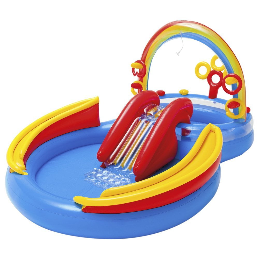 Intex Water Slide Inflatable Play Center Intex Water Slide Inflatable Play Center