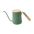 thumbnail image 3 of deevoka Gooseneck Coffee Kettle Long Narrow Spout Pour over Coffee Kettle for Office 350ml green, 3 of 9