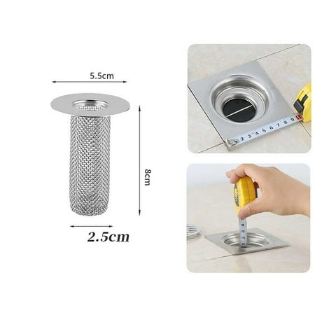 

Multifunctional Steel Floor Drain Filter Mesh Basket Hair Filter
