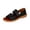 Black, variant on Women's Flat Sandals Slip On Open Toe Rubber Thong Cushion Non Slip for Women Walking Vacation