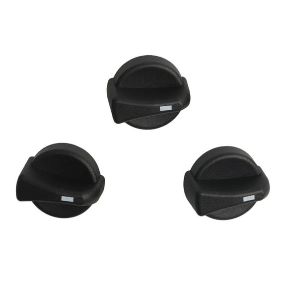 Replacement AC Heat Control Knobs for Peterbilt 1987-2011 Superior ABS Material, Scratch Resistance
