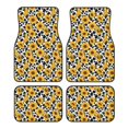 thumbnail image 1 of Balery Cow Print Sunflower Juego de 4 Alfombrillas para Auto, Revestimientos de Caucho Resistente, Diseño Antideslizante, 1 of 7