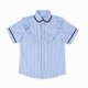 thumbnail image 4 of Blusa y camisa de manga corta con cuello vuelto Camisa para niña Camiseta de uniforme escolar de verano de manga corta para niña Camisa para niña Top de poliéster para niño, 4 of 6