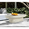 thumbnail image 2 of Afuera Living Travertine Finish Concrete Indoor/Outdoor Coffee Table, 2 of 9