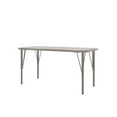 thumbnail image 2 of Tot Mate 23" Rectangular Contemporary Composite Wood Table in Gray, 2 of 5
