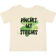 thumbnail image 3 of Inktastic St. Patrick's Day Pinches Get Stitches Shamrocks Boys or Girls Baby T-Shirt, 3 of 5