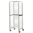 thumbnail image 6 of Sandinrayli 20 Sheet Aluminum Bun Pan Bakery Rack W/ 4 Wheels Kitchen Commercial,26'' x 20'' x 72'',Silver, 6 of 10