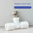 Milue Upgrade Water for Valve Microadjust Water Flow Regulator 1/4