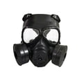 thumbnail image 2 of Máscara facial completa Cola con Máscara protectora de ventilador para fiesta deportiva al aire libre de Halloween Lente transparente negro Equipo de cara completa, 2 of 8