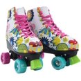 thumbnail image 1 of STMAX Quad Roller Skates for Girls and Women Outdoor Rink Skating Floral Size 4 Youth Kids, 1 of 13