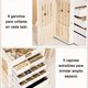 thumbnail image 4 of Joyero de 6 Niveles con 5 Cajones Gran Capacidad - Caja de Joyas, Almacenaje de Joyas, Interior con Espejo, Alajero Organizador de Joyas para Anillos, Collares, Relojes, Pulseras y Aretes, 4 of 7
