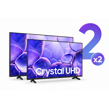 Combo x2 Pantallas Samsung 58" Pulgadas 4K Procesador Tizen Crystal UHD Smart TV UN58U8200FFXZX