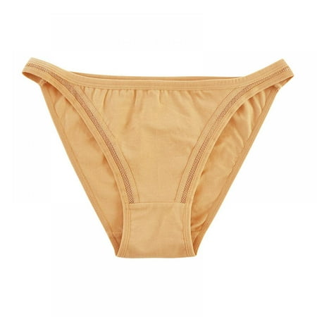 

Baywell Women s Cotton Bikini Panties High-Cut Full Coverage Stretch Cool Underwear for Women Skin M-XL