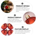 thumbnail image 4 of 12pcs Christmas Tree Pendant Rugby Ball Basketball Pendant Party Decor Accessory, 4 of 6