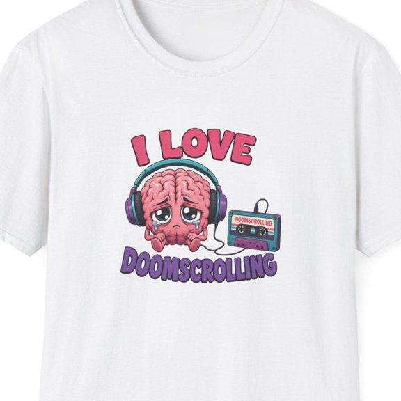 Doomscrolling T-Shirt | Internet Life Teesocial Media Size S-5XL