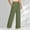 Green, variant on Girls High Waisted Uniform Pants Kids Wide Leg Dress Pants Casual Trousers with Pockets 5-14 Years