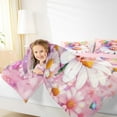 thumbnail image 4 of Manfei Kawaii Elf Bedding Comforter Set,Cute Daisy Floral Twin Comforter Sets,Colorful Cartoon Wings Bedding Set For Kids,Breathable Home Decor Reversible,2pcs, 4 of 8