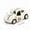 WHITE, variant on 1:38 Scale Silver Beetle #53 Diecast Model Car, Classic Herbie Replica with Openable Door