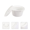 thumbnail image 4 of Practical Chamber Pot With Lid Heavy Duty Thicken Urinal Bucket Convenient Night Pail For Elder, 4 of 9