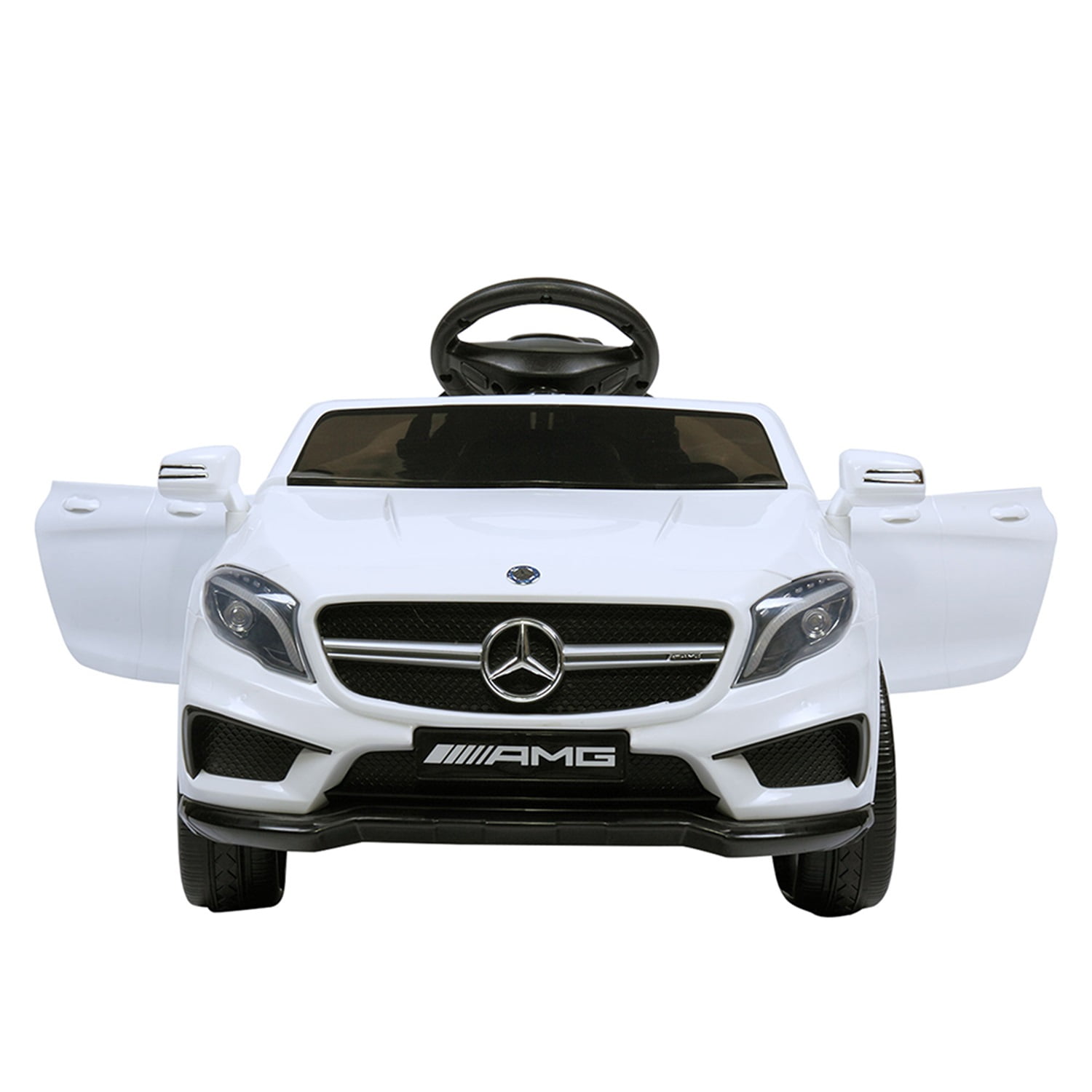 CIPACHO Mercedes Benz AMG 6V Kids Ride-On Car, Battery-Powered Electric Vehicle Toy with Remote Control for Children 3-8, White CIPACHO Mercedes Benz AMG 6V Kids Ride-On Car, Battery-Powered Electric Vehicle Toy with Remote Control for Children 3-8, White