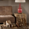 thumbnail image 2 of Uttermost Teak Root Contemporary Wood Bunching Cube in Natural, 2 of 4