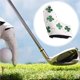 thumbnail image 4 of Greeniant Cubierta para cabeza de palo de Golf, equipo deportivo, cuatro hojas, impermeable, regalos para golfistas, pegatina con estampado de Golf Blanco, 4 of 5