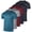 Set 1, variant on 5 Pack: Men's Dry-Fit Short Sleeve Crew Neck T Shirts Fitness Running Gym Workout Cool Exercise Athletic Tee