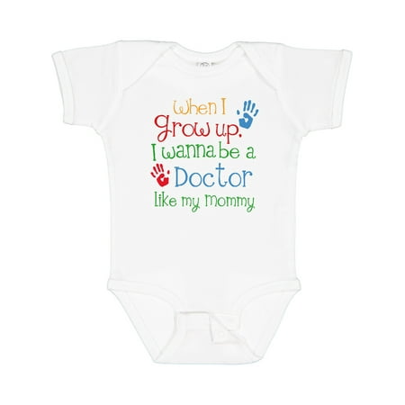 

Inktastic Doctor Like Mommy Gift Baby Boy or Baby Girl Bodysuit