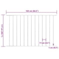 thumbnail image 2 of vidaXL Fence Panel Powder-coated Steel 5.6 ft x 4.1 ft White, 2 of 3