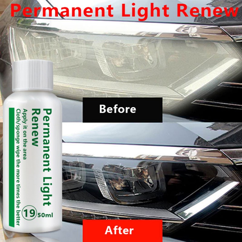 20ML Car Headlight Repair Fluid Kit Lamp Cover Scratch Repair Used