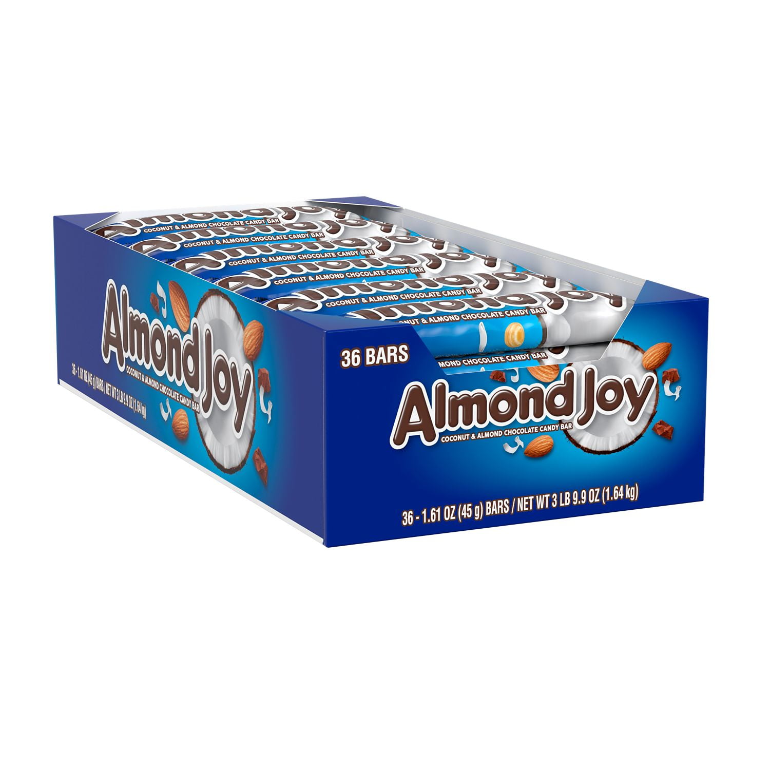 Almond Joy, Coconut Almond Milk Chocolate Standard Candy Bar Box, 1.6