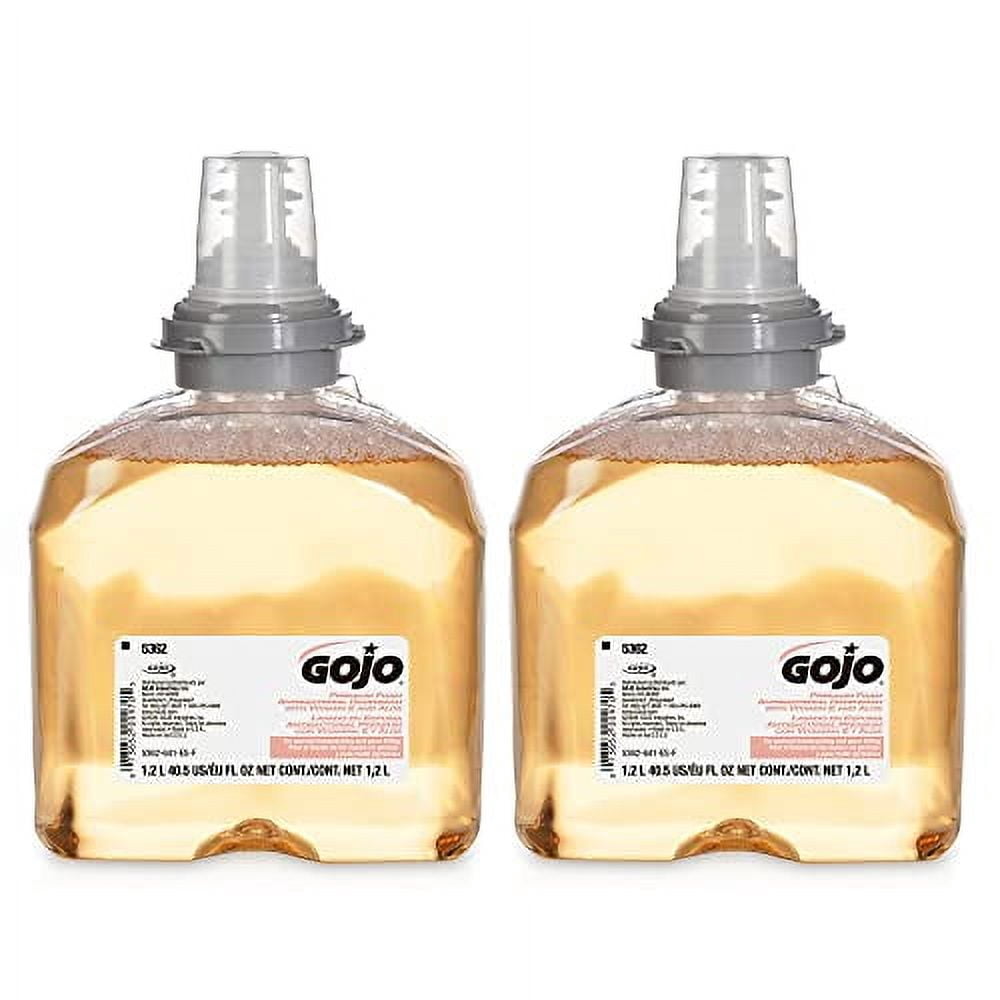 GOJO Premium Foamy Antibacterial Bathroom Soap, Fresh Fruit Scent