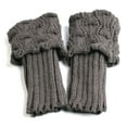 thumbnail image 2 of Meidiya Womens Short Boots Socks Crochet Knitted Boot Cuffs Leg Warmers Socks Elastic Leg Warmers Topper Socks, 2 of 8