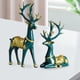 thumbnail image 5 of 2 Estatuas de Ciervos de Estilo Europeo, de Animales, Artesanía de Resina, Esculturas de Alces para Mueble de TV, Decoración para El Hogar Y Zulema Escultura de ciervo, 5 of 8