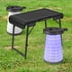 thumbnail image 1 of Costway Conjunto de mesa plegable y dos taburetes retráctiles con mesa de camping y LED, conjunto portátil y ligero de silla y mesa para playa, picnic, barbacoa, pesca, reuniones en interiores., 1 of 6